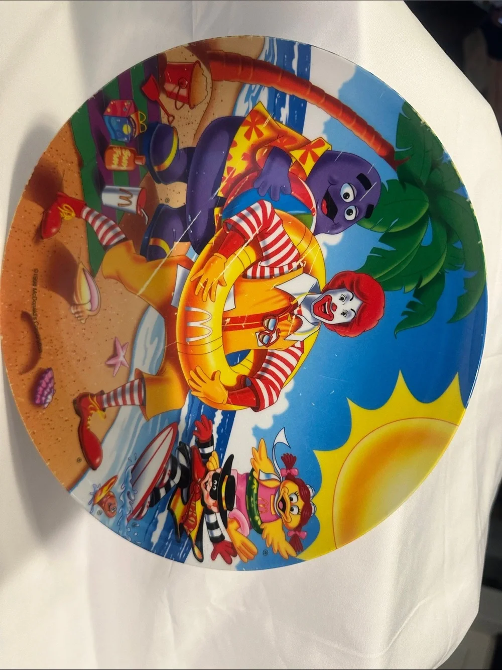 McDonald's Colorful Character Party Plates Set